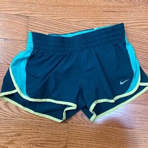 Nike Teal Dri-Fit Athletic Shorts Size Small